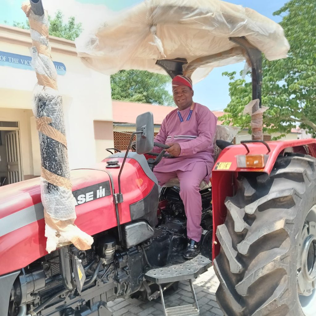 Ajayi Crowther University takes delivery of Case Tractor
