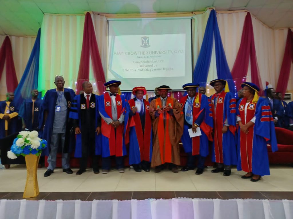 ACU 15TH CONVOCATION: NIGERIA’S EDUCATION SECTOR REEKS OF DISASTER, NEEDS EMERGENCY RESCUE – PROF JEGEDE
